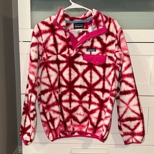 Pink & white Patagonia jacket